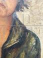 Ritratto di scugnizzo napoletano - Antico dipinto olio su tela di fine '800