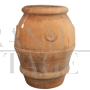 Vaso orcio antico in terracotta di Montepulciano, Siena fine '800                            