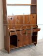 Libreria highboard vintage in stile scandinavo in teak