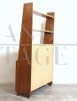 Libreria highboard vintage in stile scandinavo in teak