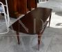 Tavolino vintage danese in legno teak con doppio piano