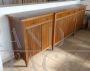 Grande credenza vintage in mogano biondo