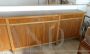 Grande credenza vintage in mogano biondo