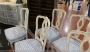 Set di 6 sedie vintage shabby chic anni '50