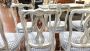 Set di 6 sedie vintage shabby chic anni '50