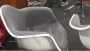 Set di 4 poltroncine Eames Plastic Armchairs DAR Vitra imbottite grigie