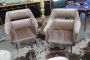 Coppia di poltroncine Gigi Radice in microfibra beige
