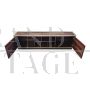 Mobile porta tv credenza sideboard in radica e ottone