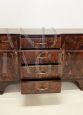 Credenza buffet Art Déco in radica con cassetti e sportelli                            