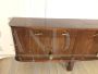 Credenza vintage in mogano a 3 gambe