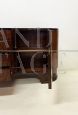 Credenza buffet Art Déco in radica con cassetti e sportelli