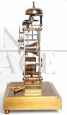 Pendule Dent London en laiton avec boîtier en verre