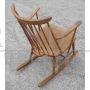 Sedia a dondolo vintage di Lucian Ercolani per Ercol, anni '50