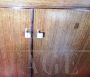 Credenza highboard vintage in stile scandinavo con vano bar, anni '50