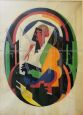 Albert Gleizes - dipinto con Astrazione Cubista