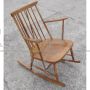 Sedia a dondolo vintage di Lucian Ercolani per Ercol, anni '50