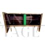 Credenza a 2 ante in vetro multicolore