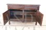 Credenza liberty in faggio finemente intagliato