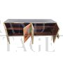 Credenza madia design a 4 ante in vetro multicolore