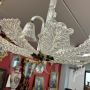 Lampadario Barovier art déco anni '30 in vetro di Murano