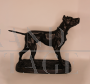 Scultura di cane mastino in bronzo dei primi del XX secolo