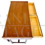 Scrivania design con sedia in legno massello e teak anni '60