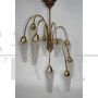 Lampadario a cascata vintage midcentury anni '60