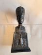 Souvenir d'Égypte - scultura della Regina Nefertiti in bronzo, anni '30                            