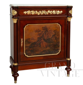 Credenza antica Napoleone III Francese in stile Vernis Martin                            