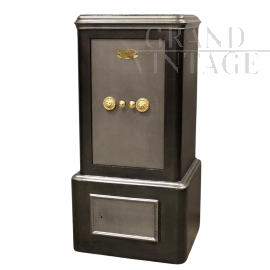 Antique Mondial iron safe with combination