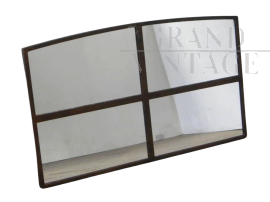 Vintage 1950s industrial style window mirror