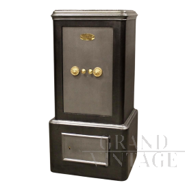 Antique Mondial iron safe with combination