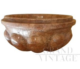 Antique style Verona red marble bowl