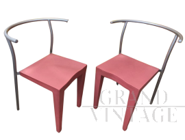 Pair of Dr. Glob chairs by Philippe Starck for Kartell, 1970s