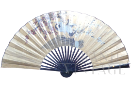 Antique fan with oriental designs, early 20th century