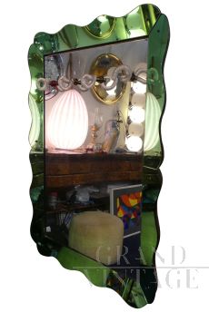 Crystal Art mirror with coat rack