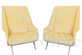 Pair of vintage ISA armchairs from the 1950s