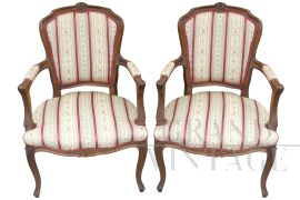 Pair of 1930s antique style armchairs