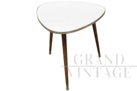 Coffee table with white formica top