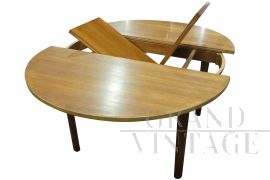 EXTENDIBLE TABLE IN TEAK WOOD, 1970