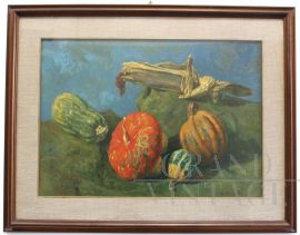 Still Life with Pumpkins oil painting by Walter Morselli