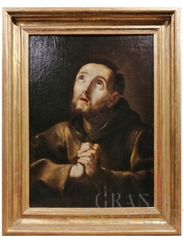 Saint Francis in Prayer - 1600s painting