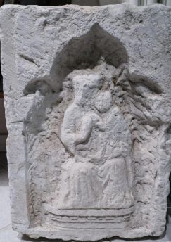 Stone Madonna and Child