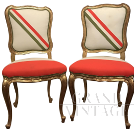 Pair of Italy Baroque Chairs