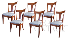 Set of 6 La Grange chairs in solid cherry