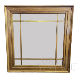 Mirror with gilded wooden frame