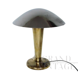 Art Deco mushroom lamp, Czechoslovakia 1940s