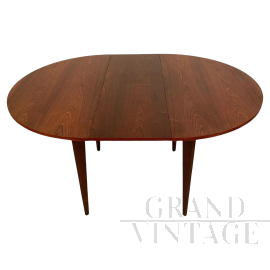 Extendable dining table in Vittorio Dassi style, Italy 1960s