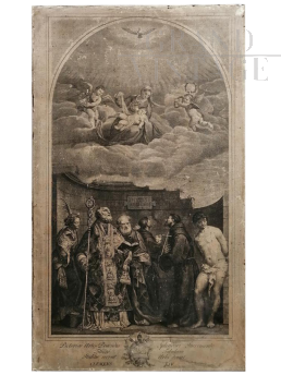 Papa Clemente XIV - Stampa del 1773 