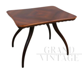 Tavolino design di Atelier Borsani, modernariato italiano anni '40                            